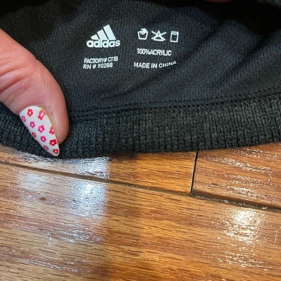 Adidas Classic Gray Knit Beanie - Picture 3 of 3